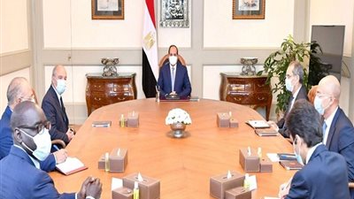 السيسي يلتقي رئيس شركة 
