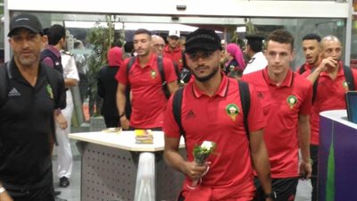 وصول مشجعي المنتخب المغربي ببطولة الأمم الإفريقية لمطار القاهرة