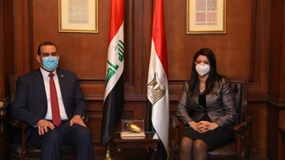 «المشاط» تبحث مع وزير التخطيط العراقي تعزيز التكامل الاستراتيجي بين البلدين