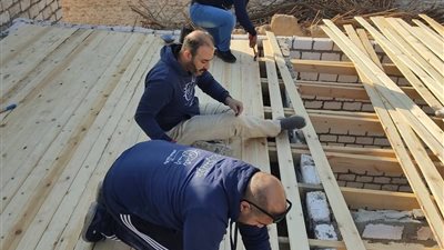 بالصور.. تأهيل 58 منزلا وتوزيع بطاطين ومواد غذائية في سوهاج