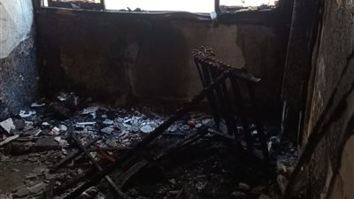 صور||الحماية المدنية بالقليوبية تسيطر على حريق في شقة سكنية بمنطقة الحرس الوطني 