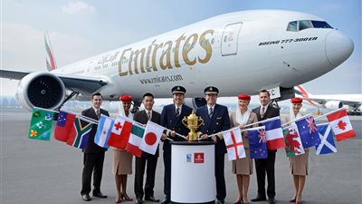 طيران الإمارات يحلق بكأس العالم للرجبي حتى عام 2027