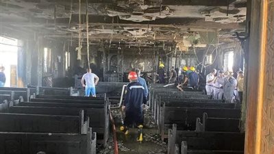 مصدر أمني: حريق كنيسة الأنبا بيشوي بالمنيا نشب في قاعة غير مستخدمة 