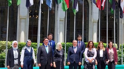 نائب وزير خارجية كازاخستان يزور الجامعة العربية لتوطيد العلاقات المشتركة 