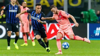 ثلاثي هجومي لـ برشلونة في مواجهة ثنائي إنتر ميلان في دوري الأبطال 
