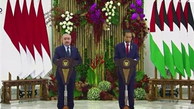 الرئيس الإندونيسي يؤكد دعم بلاده لفلسطين 