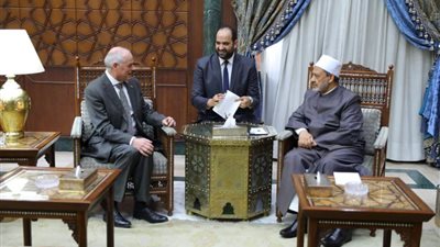شيخ الأزهر يستقبل السفير الأسترالي في القاهرة