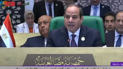 الرئيس السيسي: مصر تطمح لتحقيق شراكة عربية متكاملة