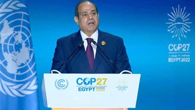 الرئيس السيسي: الكوارث المناخية تتسارع وتيرتها حاليًا 