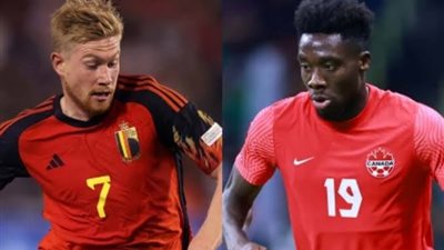 بلجيكا تواجه كندا في افتتاح مشوار الثنائي بكأس العالم قطر 2022