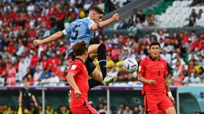 التعادل يفرض نفسه على لقاء أوروجواي وكوريا الجنوبية في كأس العالم