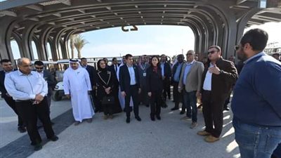 الجزار برفقة وزراء الإسكان والتعمير العرب بمشروع الحدائق المركزية 
