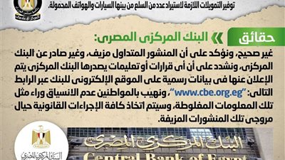 مجلس الوزراء ينفي شائعات وقف التمويلات اللازمة لاستيراد السيارات والهواتف المحمولة
