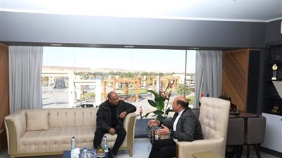 وزير قطاع الأعمال يلتقي محافظ أسوان لبحث خطط التنمية
