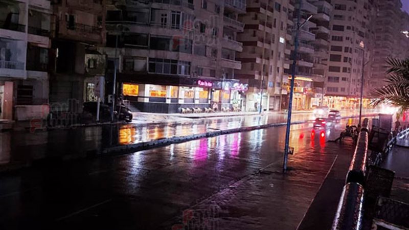 سقوط أمطار بمحافظة