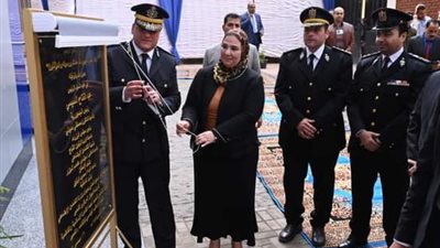 نيفين القباج تفتتح مكتب السجل المدني بوزارة التضامن الاجتماعي