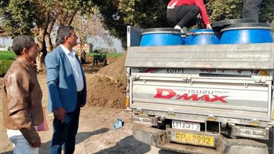 ضبط 2000 لتر ألبان غير صالحة للأستخدام في حملة ببني سويف 