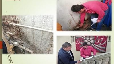 استمرار حملات شركة مياه الشرب والصرف الصحي بمركز كفر صقر