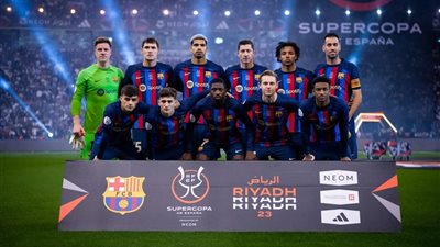 برشلونة يكتسح ريال مدريد بثلاثية ويتوج بكأس السوبر الإسباني