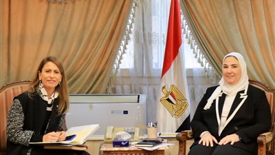 وزيرة التضامن تستقبل مدير المكتب الإقليمي للعلوم التابع لليونسكو في الدول العربية