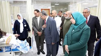 نائبة محافظ الشرقية ومدير الأورمان يتفقدان أعمال تطوير مستشفى السعديين المركزي