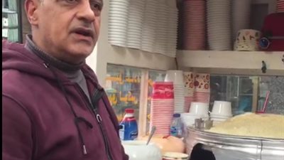 «بوابة المواطن» مع بائع أحد أشهر الأطباق الشتوية