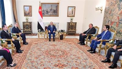 الرئيس السيسي يستقبل وزير خارجية الولايات المتحدة الأمريكية