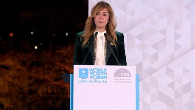 رشا راغب: منتدى شباب العالم منصة عالمية تشجع على الإبداع 