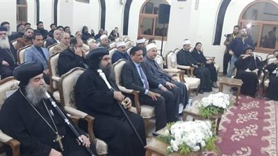 سكرتير مساعد محافظة أسيوط يشارك في حفل تأبين الراحل الأنبا لوكاس