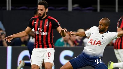 ثلاثي هجومي يقود ميلان أمام توتنهام بدوري أبطال أوروبا 