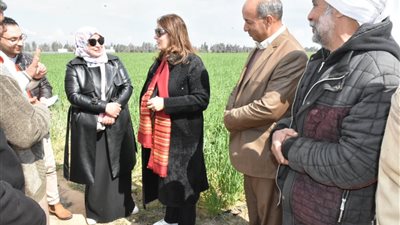 رئيس جامعة مدينة السادات تتفقد مزرعة الجامعة الجديدة 