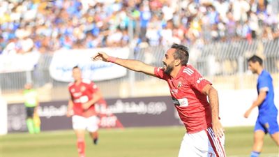 الشناوي يتألق ويقود الأهلي للتقدم على أسوان بثلاثية في الشوط الأول 