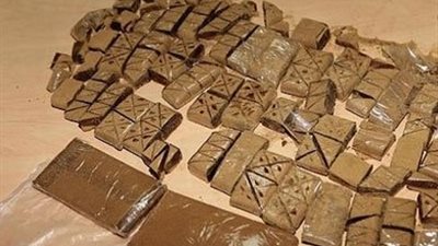 ضبط 17 كيلو جرام من الحشيش داخل سيارة في الإسماعيلية