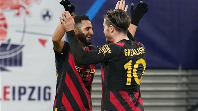 بهدف محرز. مانشستر سيتي ينهي الشوط الأول متقدمًا على لايبزج