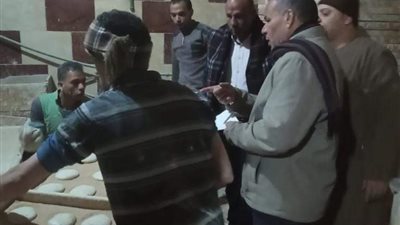 تحرير 39 مخالفة على المخابز بمركز ديرمواس بالمنيا