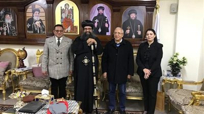دعماً لعلاقات المحبة.. أمين مستقبل وطن يلتقى مطران أبنوب والفتح وأسيوط الجديدة