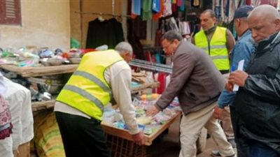 رفع 370 حالة إشغال طريق مخالف بنطاق 4 مراكز بالبحيرة 