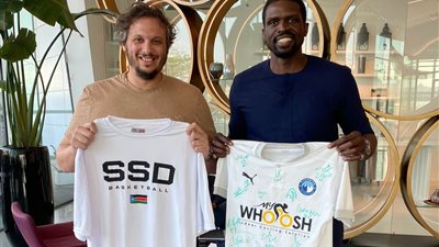 لقاء خاص بين الرئيس التنفيذي لبيراميدز ودينج أسطورة NBA