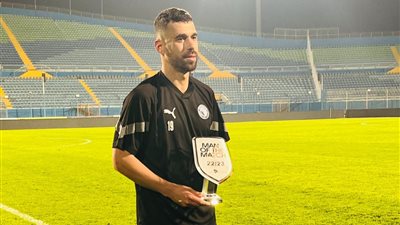 عبد الله السعيد يحصل على جائزة رجل مباراة الزمالك وبيراميدز 