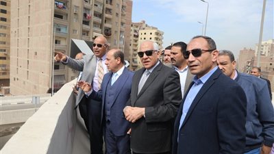 محافظ الجيزة يشهد فعاليات التشغيل التجريبي لـ محور الفريق كمال عامر