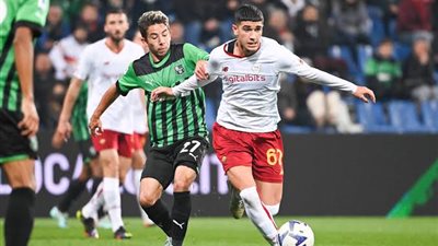 موعد مباراة روما وساسولو في الدوري الإيطالي والقنوات الناقلة 