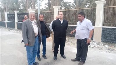 نائب محافظ الجيزة يتابع أعمال الرصف والتطوير في البدرشين