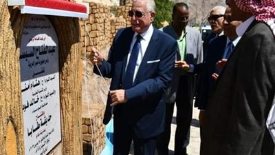 بمناسبة العيد القومي.. محافظ جنوب سيناء يفتتح الجدارية التاريخية بطابا