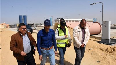 رئيس جهاز القاهرة الجديدة يتفقد محطة تنقية مياه الشرب