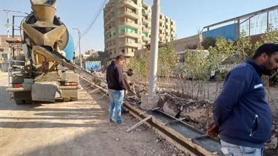 محافظ القليوبية يتابع أعمال طريق الحادثة أبو الغيط 