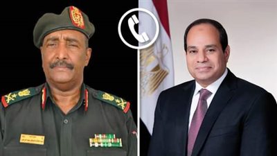 السيسي يهنيء رئيس مجلس السيادة السوداني بحلول شهر رمضان