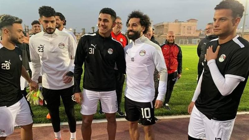 محمد صلاح أثناء زيارته