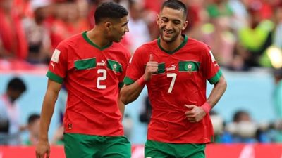 حكيمي بالدفاع وزياش يقود الهجوم.. تشكيل المغرب المتوقع أمام البرازيل 