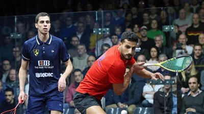 مازن هشام لاعب وادي دجلة يتأهل لنصف نهائي بطولة أوبتاسيا للإسكواش