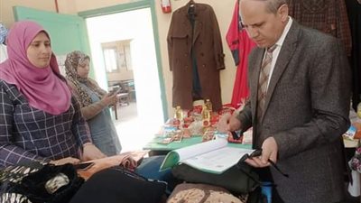 وكيل تعليم كفر الشيخ يفتتح معرض المشاركة المجتمعية